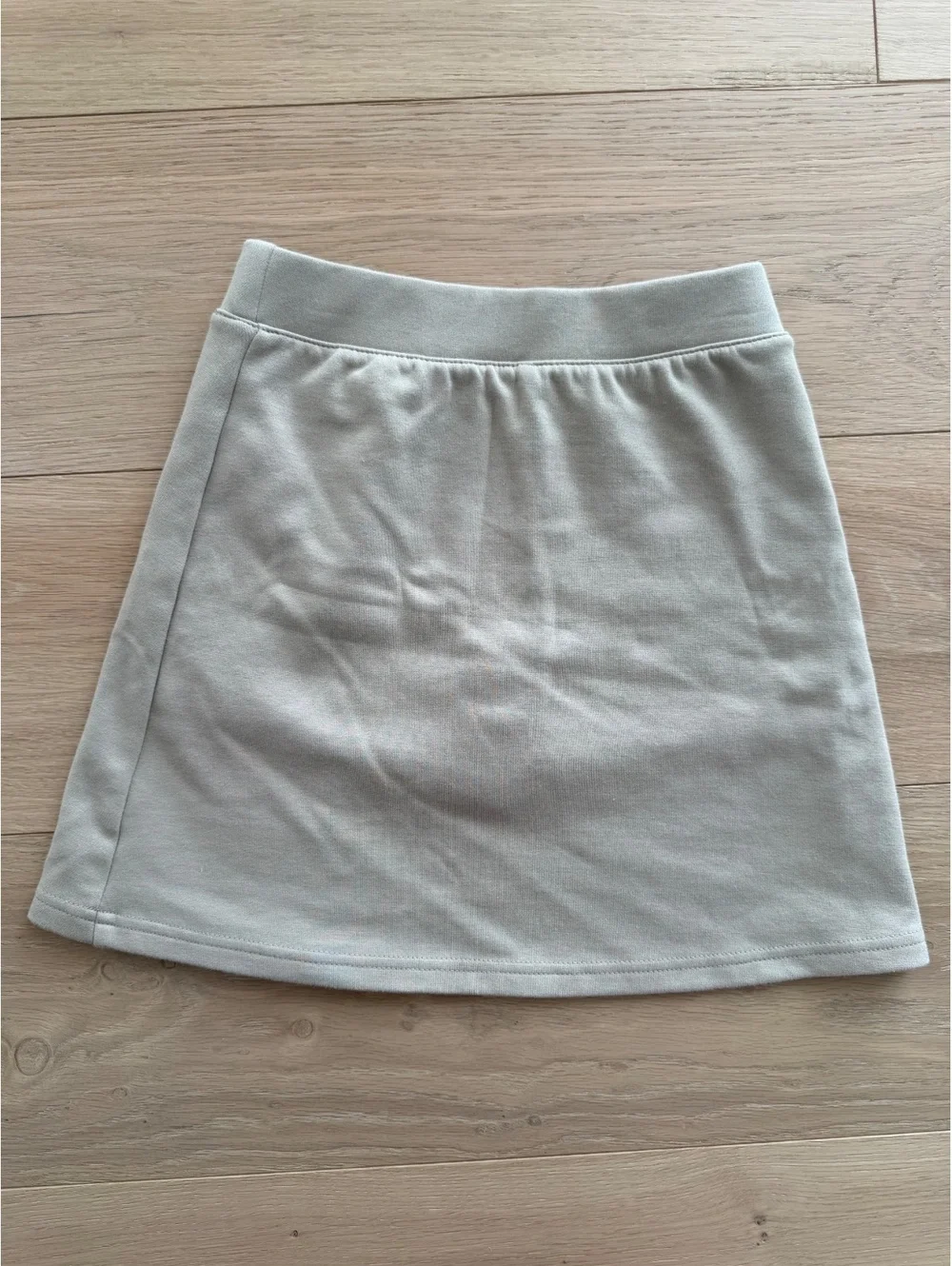 Cat & Jack Girls' Beige School Uniform Skirt Size M (8) with Button Detail